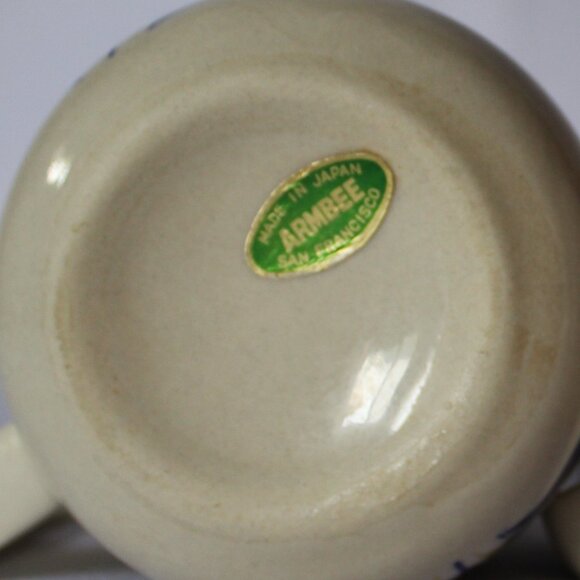 Rare Vintage Armbee Stoneware Otagiri Mugs - Picture 8 of 13